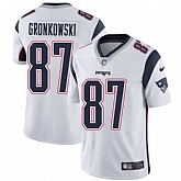 Nike New England Patriots #87 Rob Gronkowski White NFL Vapor Untouchable Limited Jersey,baseball caps,new era cap wholesale,wholesale hats